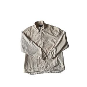 vintage nike golf bomber jacket cream size L